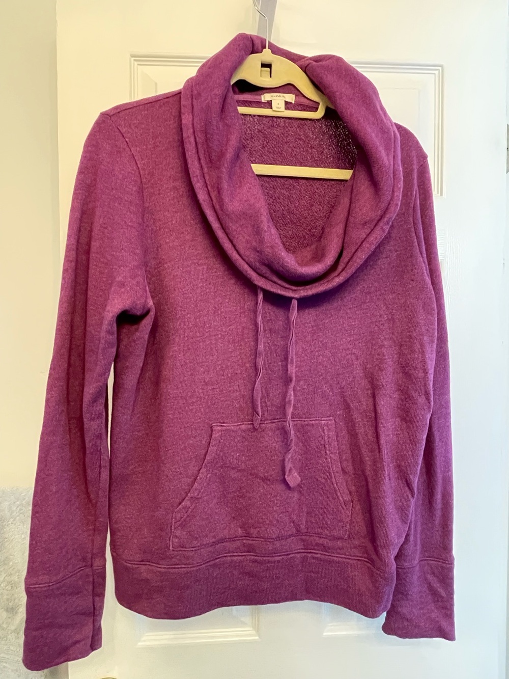 Caslon Plum Cowl Neck Pullover Sweater